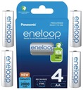 4x PANASONIC ENELOOP R6 / AA BATÉRIE 2000mAh