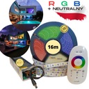 RGB + neutrálny LED pás 16m s dotykovým diaľkovým ovládaním