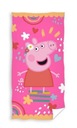 PEPPA PIG Ružová bavlnená plážová osuška 70x140