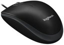 Logitech B100 USB 800dpi optická myš, čierna