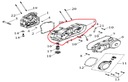 ĽAVÝ KRYT KRYT MOTORA Quad Access Max 300cc