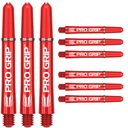 Hriadeľ TARGET PRO GRIP RED SHORT 9 ks SET