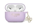 Puzdro pre AirPods Pro 2 GUESS Glitter Charm Purple