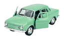 WELLY SKODA 100 ZELENÁ 1:34 NOVÝ KOVOVÝ MODEL