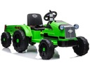 Batériový traktor s prívesom CH9959 zelený