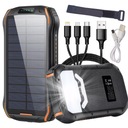 SOLAR POWER BANKA 26800mAh INDUKCIA + KÁBEL 3v1