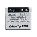 SHELLY PM MINI GEN3 INTELIGENTNÝ WIFI OVLÁDAČ DIAĽKOVÝ OVLÁDAČ 16A 3840W