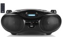 RÁDIOVÝ PREHRÁVAČ FM RÁDIO BOOMBOX JVC CD USB BLUETOOTH DAB+ 4W RDS + DIAĽK.