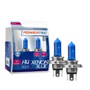 2x H4 XENÓNOVÉ MODRÉ ŽIAROVKY 12V 60/55W 6000K POWERTEC