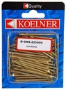 KOELNER Stratené klince hlavičky 2,2X50 MM pozink., 60 ks