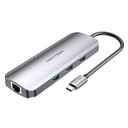 VENTION USB-C 9v1 TF / SD HDMI LAN PD100W Audio