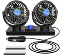 VÝKONNÝ VENTILÁTOR AUTO VENTILÁTOR 12V - DVOJ