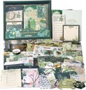 NÁLEPKY SÚPRAVY SCRAPBOOKING PLÁNOVAČ DENNÍKOV NA ZÁPISNÍK VINTAGE DEKORATÍV