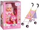 Bábika BABY BORN Magic Girl 43cm + kočík pre bábiku zdarma ako darček