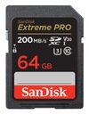 KARTA SANDISK EXTREME PRO 64 GB V30 U3 4K 200 MB/s