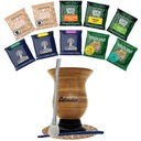 Yerba Mate set 10x50g + Matero Tekvica