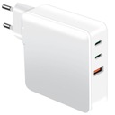 RÝCHLA NABÍJAČKA 2xUSB-C+USB PD QC 100W