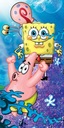 SPONGEBOB bavlnený UTERÁK 70x140 cm