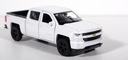 WELLY MODEL 2017 CHEVROLET SILVERADO WHITE 1:34