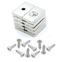 SET: 10ks MAGNET 20x12x3 mm otvory 7/3,5 POD