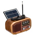 Retropolis AUSTIN Vintage Radio Retro Solar USB microSD Bluetooth 1200mAh