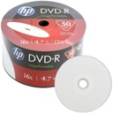 DISKY HP DVD-R 4,7 GB 50 PCS. NA VYTLAČENIE