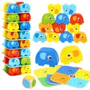 SLON NA SLONOCH MONTESSORI PUZZLE SKILL HRA FSC WOOPIE GREEN