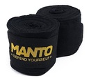 Manto WRAPS pásky DEFEND boxerské BANDAGES čierne 4 m