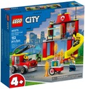 LEGO City 60375 Hasičská stanica a hasičské auto 4+