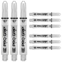 Target Pro Grip Spin Swivel Shafts Inter Clear Transparent set 9 ks.