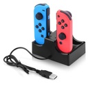 Nabíjací stojan pre 4 Joy-Cons + 2 x USB