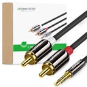 Ugreen 3,5 mm mini jack audio kábel - 2RCA, 2m