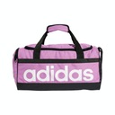 Malá športová taška cez rameno fialová adidas LINEAR DUFFEL IZ1899