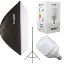 Foto lampa 100W 70x50 cm Difuzér na statív