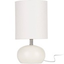 ELEGANTNÁ STOLNÁ LAMPA, klasická biela, 24 cm