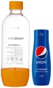 Sodastream set fľaša 1l + sirup pepsi 440 ml