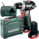 BEZ BATÉRIE. VŔTAČKA 12V 2x2Ah POWERMAXX METABO BS BL