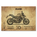 KTM 1290 Super Duke R Metal Poster Darček L