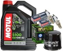 X24ESRN SET MOTUL OIL 10W40 4l ZÁSTRČKY OLEJOVÉHO FILTRA KAWASAKI EN500 90-93