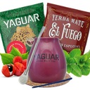 Yerba mate set Bombilla tekvica + 2x50g