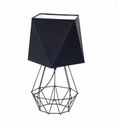 Nočná lampa Diamond LOFT BLACK, čierne tienidlo