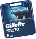 Náboje do žiletiek GILLETTE MACH3 Turbo, 5 kusov