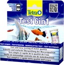 Tetra TEST 6v1 25ks testovacích prúžkov na vodu 6v1