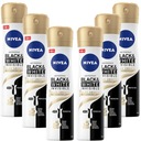 NIVEA Antiperspirant Black&White sprej 6x150ml