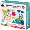 Brilantné detské puzzle geometrické skrutky 24M