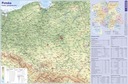 STOLNÁ PODLOŽKA FYZICKÁ MAPA POĽSKA