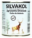 Silvakol biely odpudzuje jelene a chráni výhonky