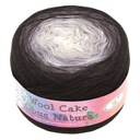 Opus Natura Wool Cake priadza 50033 tieňovaná vlna na šatky, 4 pramene