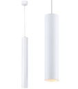 ZD74J ZÁVESNÉ LED TRÚBOVÉ STROPNÉ SVÍTIDLO 30CM BIELE