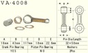 VESRAH SPOJOVACIA TYČ KAWASAKI KVF 300 (KVF300) '89-'02